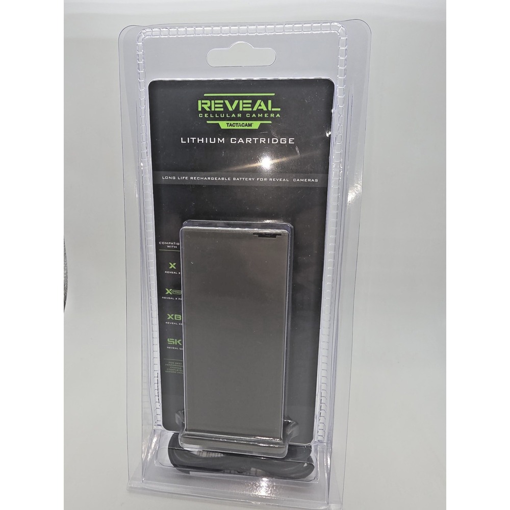 Reveal Tactacam Lithium Cartridge Replacement Battery BAT-LBC-R Brand New Sealed